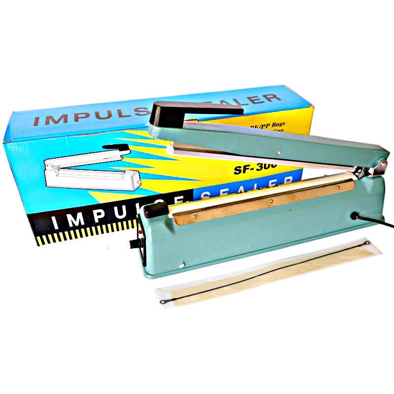 Máy hàn miệng túi dập tay- VỎ SẮT, máy khỏe, làm việc liên tục, đường hàn rộng 2mm dài 200/300 hàn được nhiều loại túi bảo quản; túi zip, túi craft, tui nilon