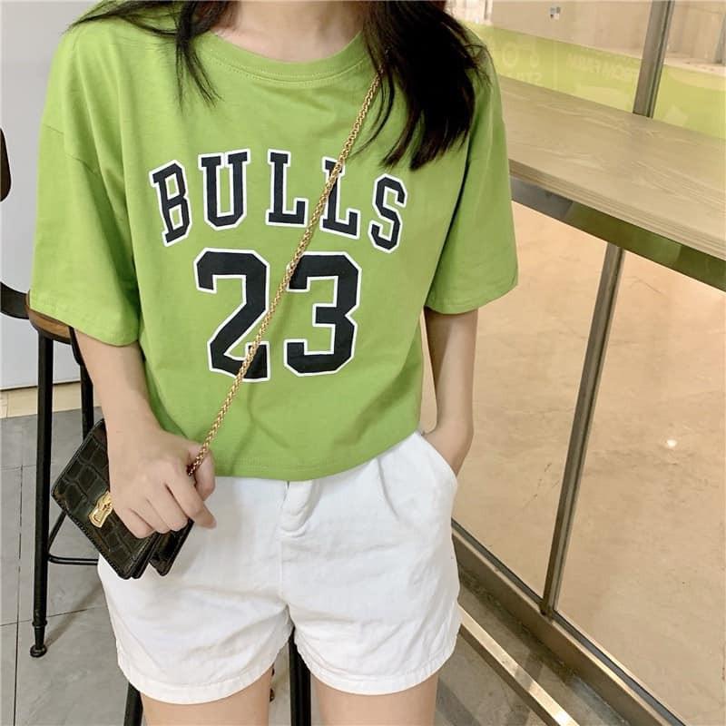 ÁO CROPTOP NỮ IN SỐ 23