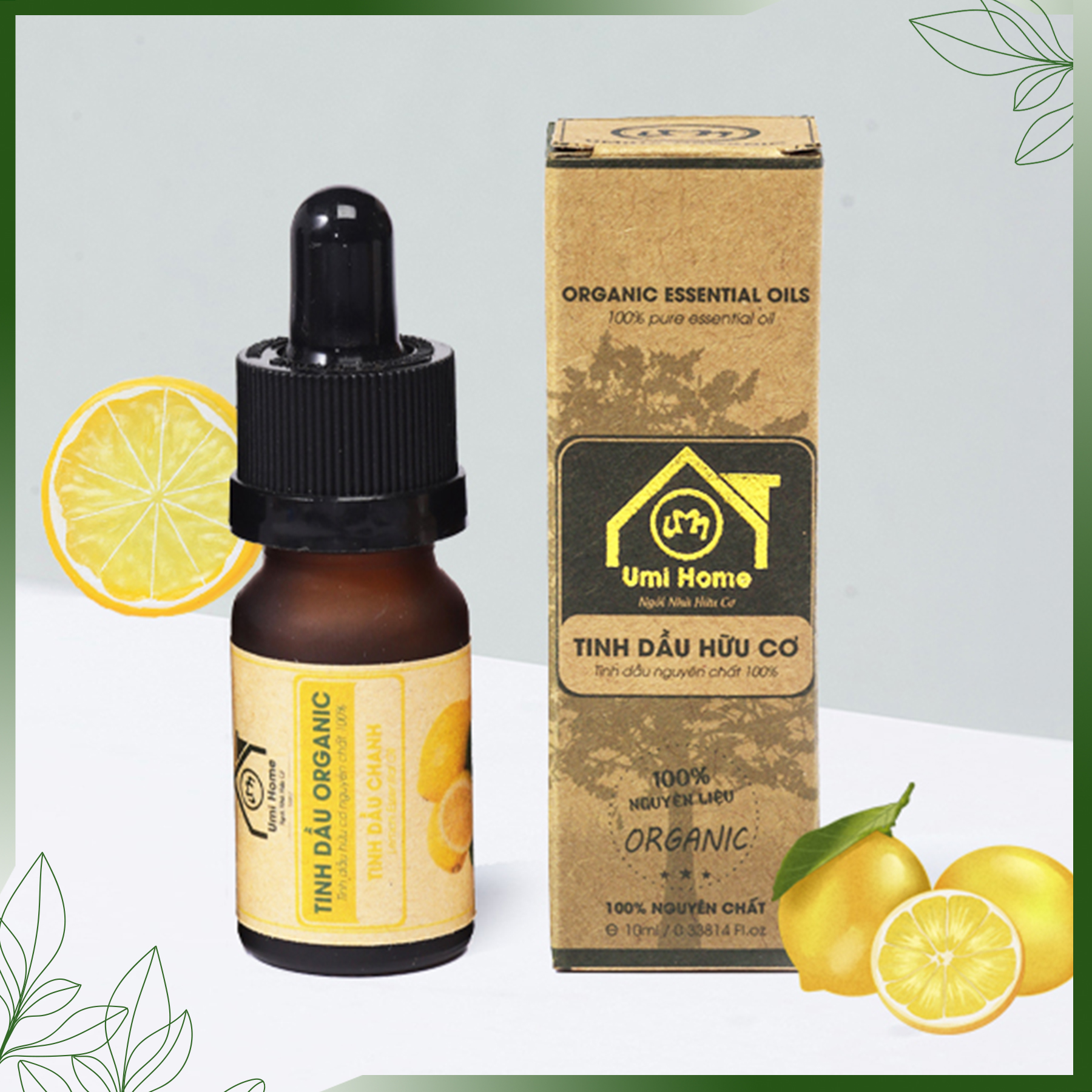 Tinh Dầu Chanh Nguyên Chất (10ml) UMIHOME - Lime essential oil