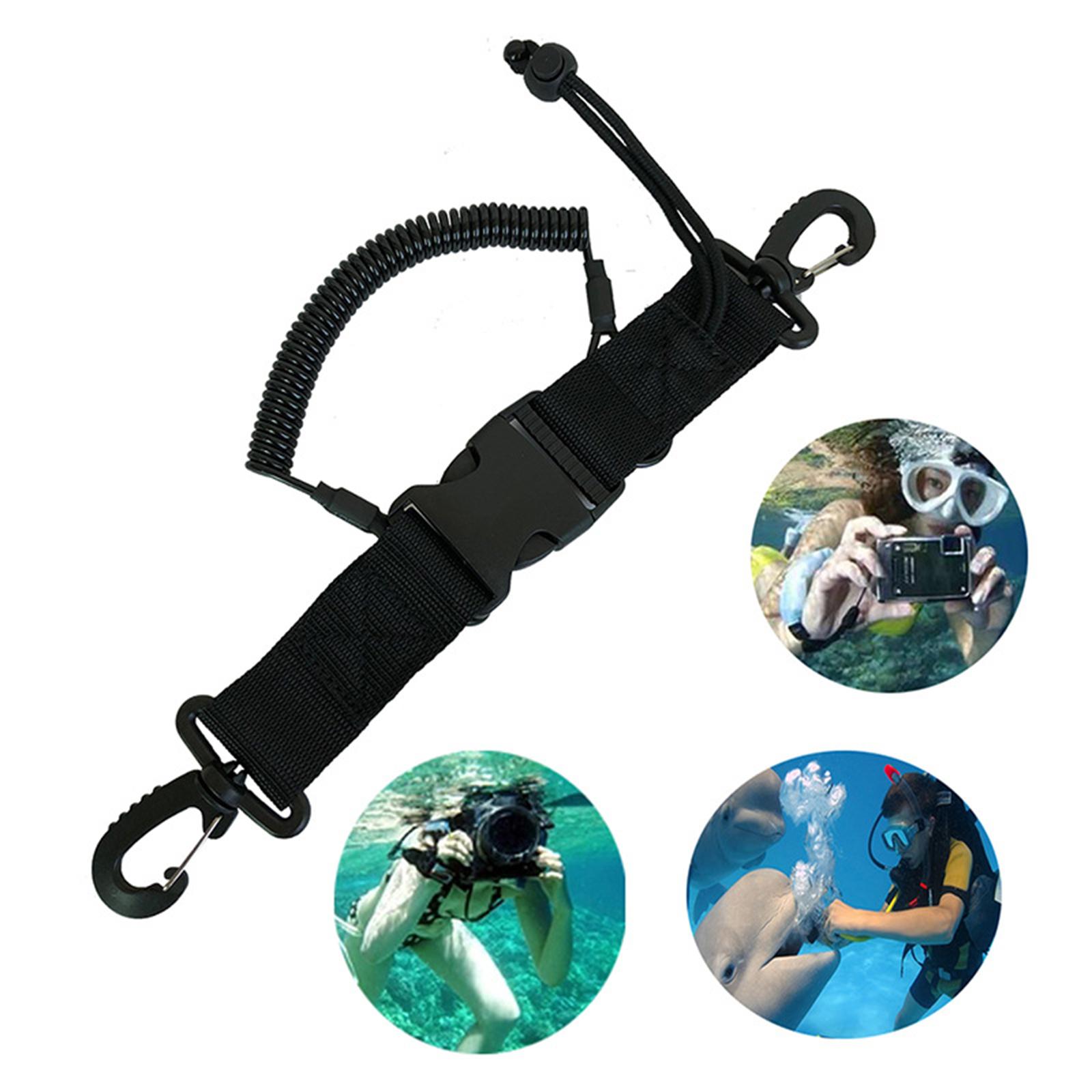 Fishing Lanyard Snappy Coil Lanyard W/ Clips,Quick Release Buckle for Camera