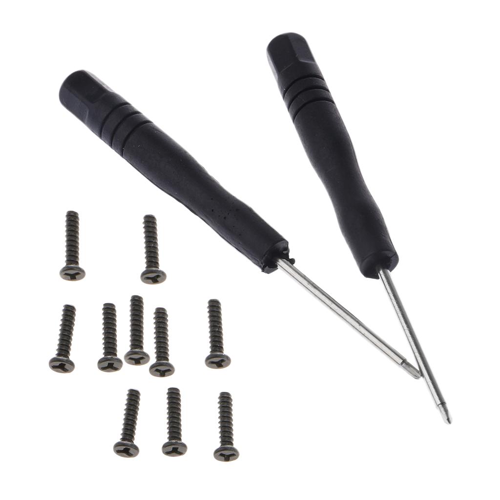10x For Nintendo Switch Joy-Con Tri/Wing Screws + Screwdriver Repair Tools