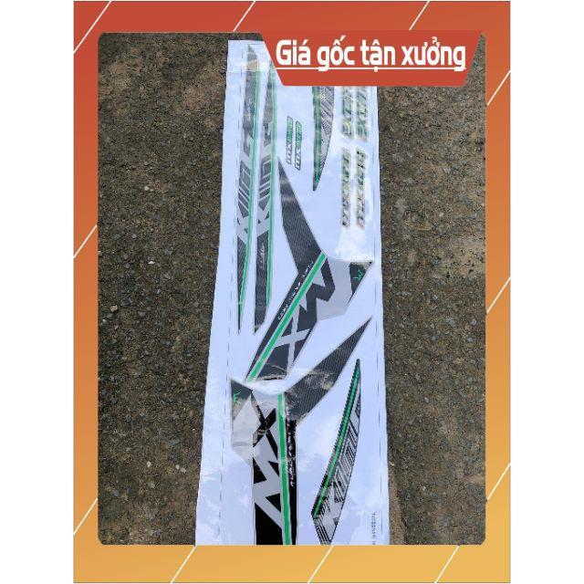 Tem rời exciter 150 xám đen