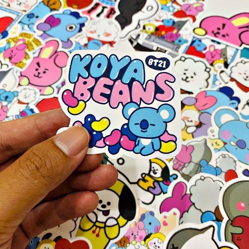 Sticker BT21 chống thấm cao cấp chất lượng