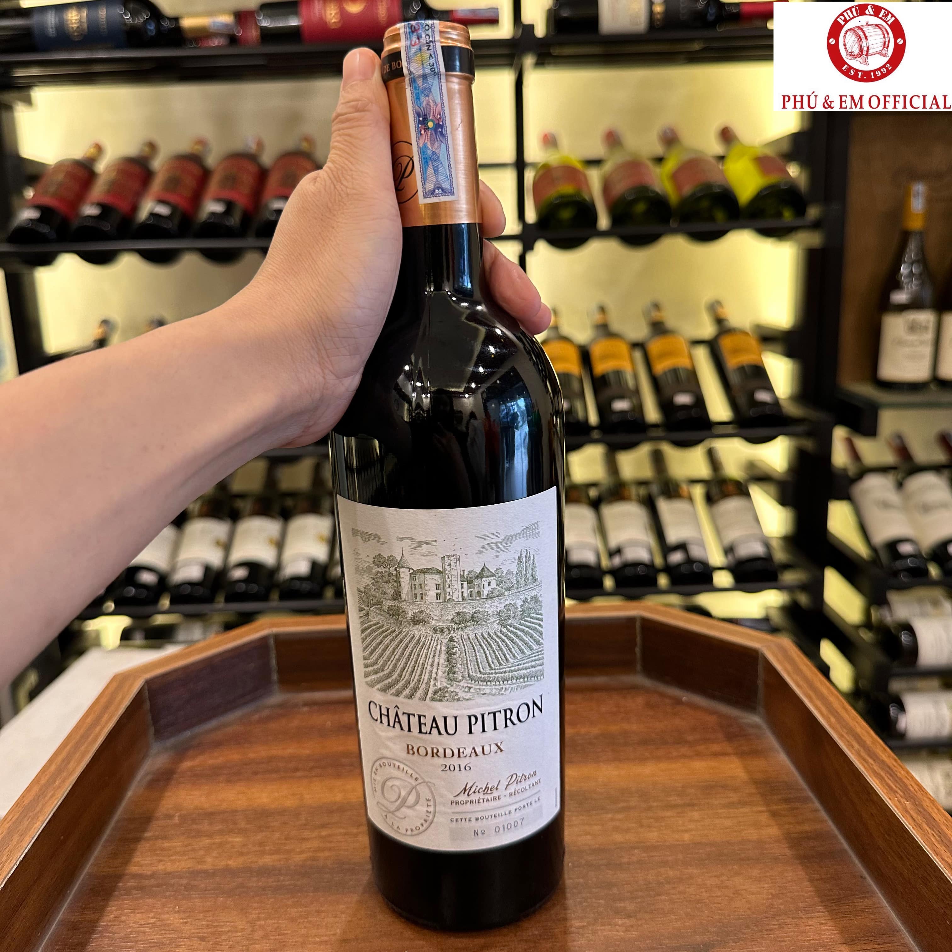 Rượu Vang Đỏ Pháp Bouteille Chateau Pitron