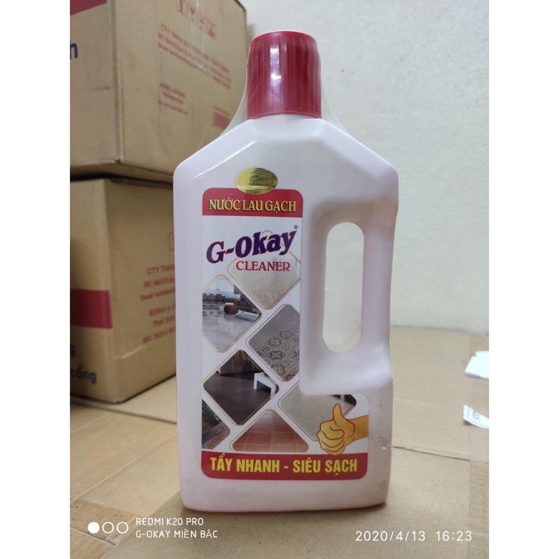 Dung dịch G-Okay 900ml tẩy xi măng, tẩy sơn nước, tẩy vết ố trên gạch, tẩy cặn canxi siêu hiệu quả