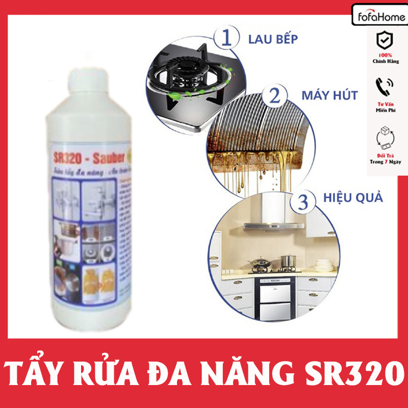 Chai Xịt Tẩy Rửa Đa Năng Làm Sạch Mọi Vết Bẩn Cứng Đầu Dầu Mỡ 500ml Trên Mọi Bề Mặt - Hàng chính hãng