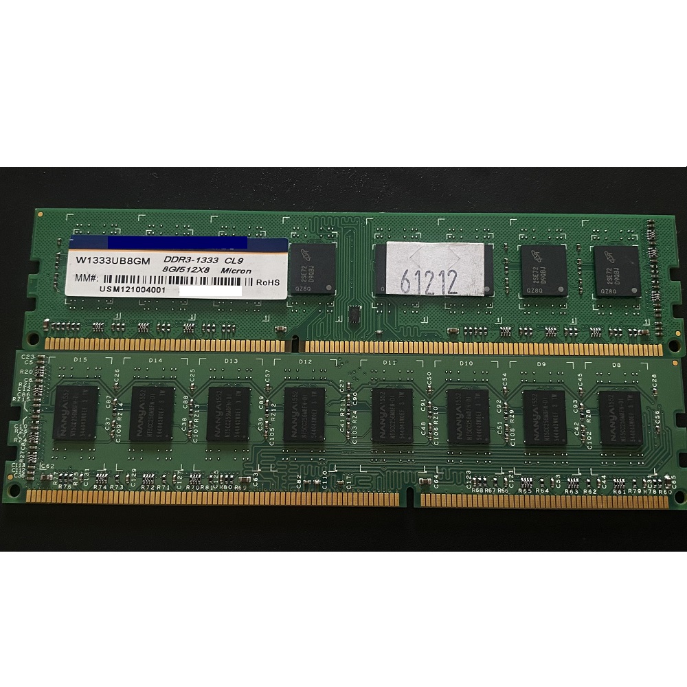 Ram PC 8GB DDR3 bus 1333 (10600U) ram cho máy bàn, desktop