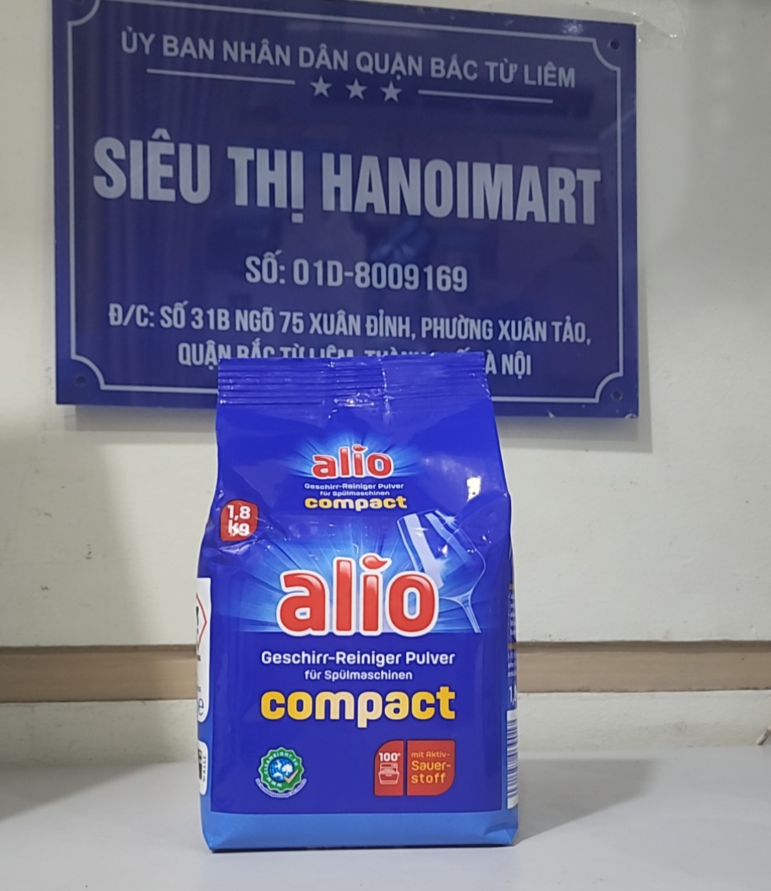 Bột Rửa Bát Alio 1,8kg / túi - Bột rửa bát nhật bản 2.2kg dùng cho máy rửa bát
