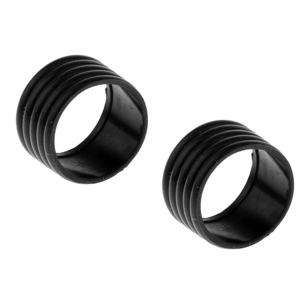 5x2 Pieces Badminton Tennis Racket Handle Fix  Protector Band  Black