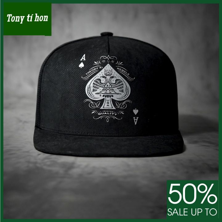 Tony tí hon - Mũ/nón kết lưỡi trai Snapback Át chủ cá tính thời trang nam nữ cao cấp 