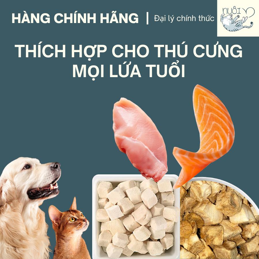 Snack thịt sấy gà, cá hồi sấy cho mèo của Petour - Bite Of Wild - Thức ăn nhẹ cho chó, mèo từ 1 tháng tuổi