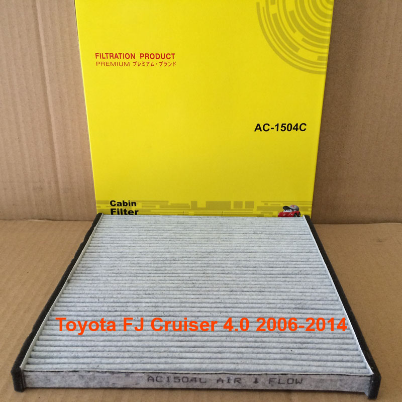 Lọc gió điều hòa than hoạt tính AC1504C-5 dành cho Toyota FJ Cruiser 4.0 2006, 2007, 2008, 2009, 2010, 2011, 2012, 2013, 2014 87139-33010