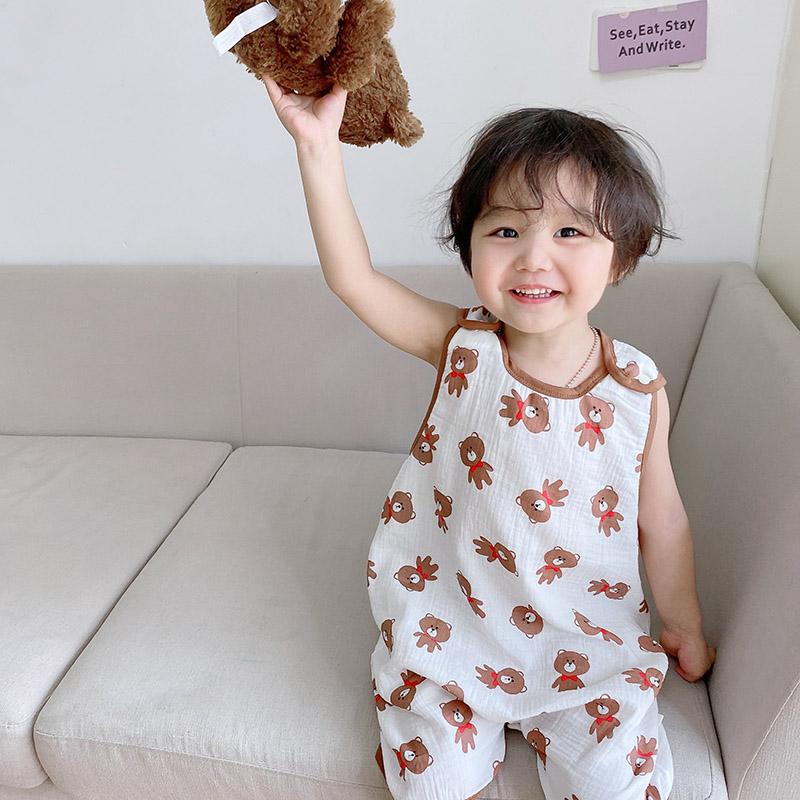 Túi Ngủ Cho Bé Áo Cotton Sơ Sinh Sleepsack Trẻ Em Slaapzak Trẻ Em Áo Bộ Đồ Ngủ Áo Liền Quần Liền Vớ Bé Chống Đá Chần Gòn Mùa Hè