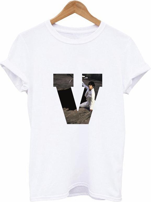 Áo phông V BTS Map of the Soul 7 Thiên nga trắng