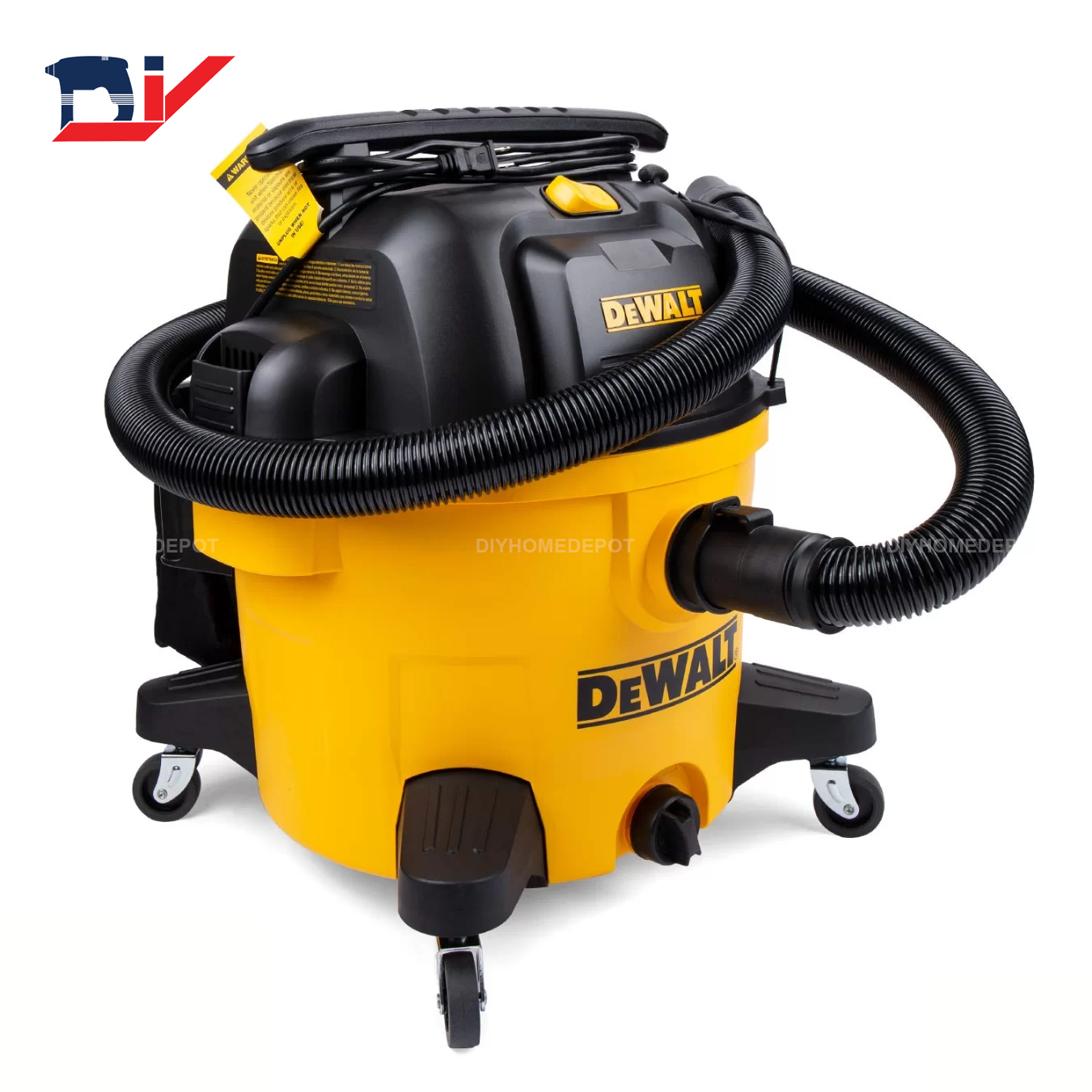 Máy hút bụi công nghiệp 3 chức năng ướt/ khô/ thổi 3750W(5HP) 34L Dewalt DXV34P - Hàng chính hãng