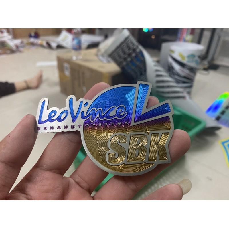 Tem titan leovince kích thước 7x9cm màu giao ngẫu nhiên