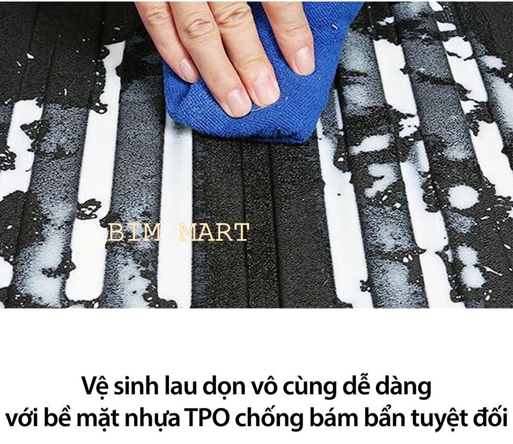 Lót cốp dành cho xe Kia Soluto 2019 - 2021 không mùi, chất liệu TPO cao cấp