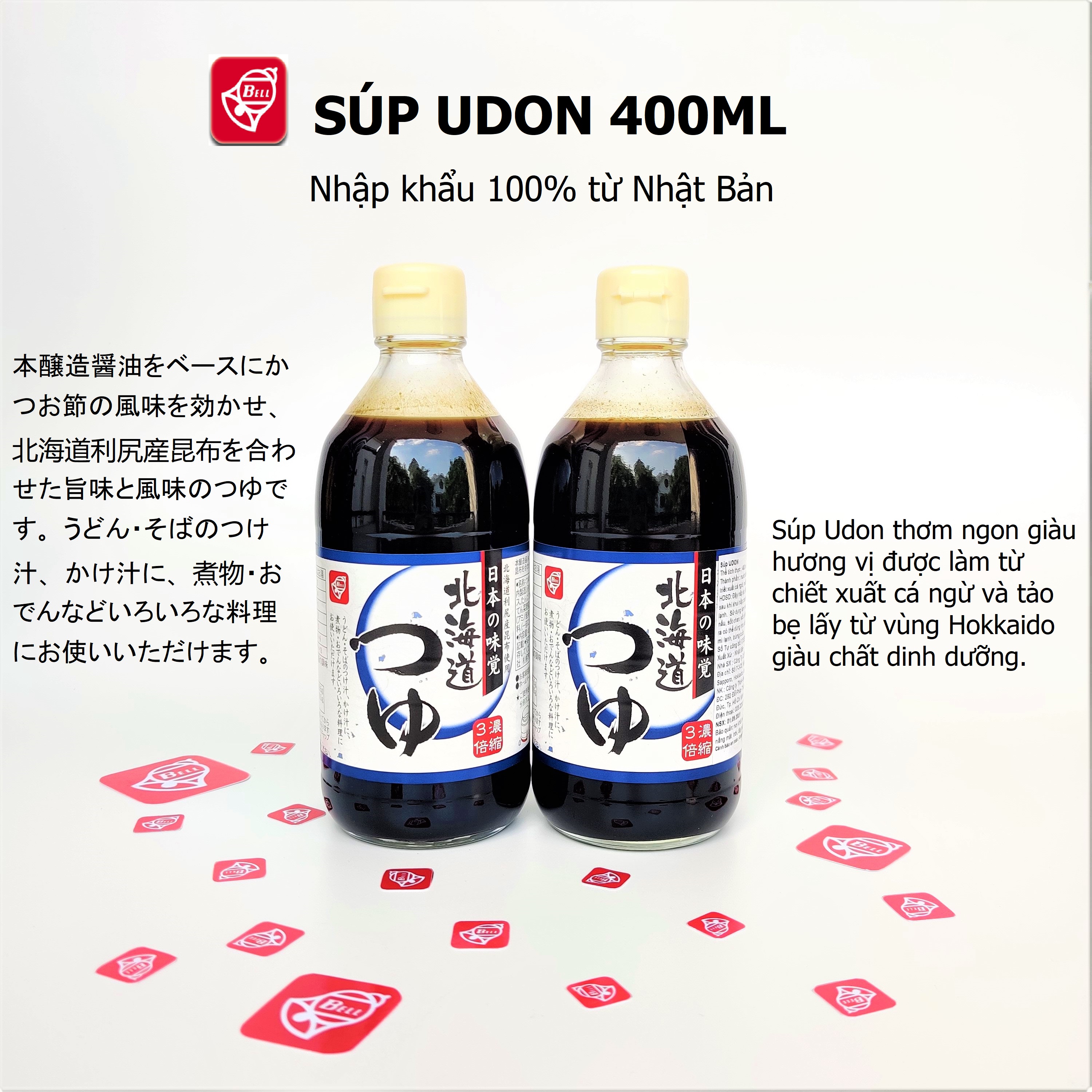 Súp Udon Bell Foods Chai 400ml