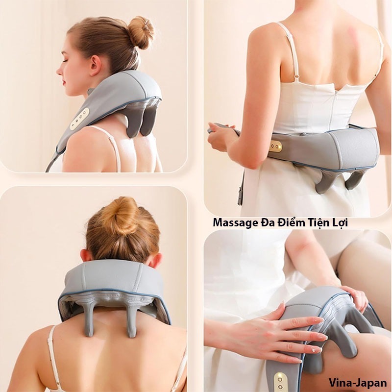 ￼MÁY MASSAGE CỔ VAI GÁY 6D - KỸ THUẬT MASSAGE TRỊ LIỆU SỐ 8 - CẢI THIỆN SỨC KHỎE TỔNG THỂ