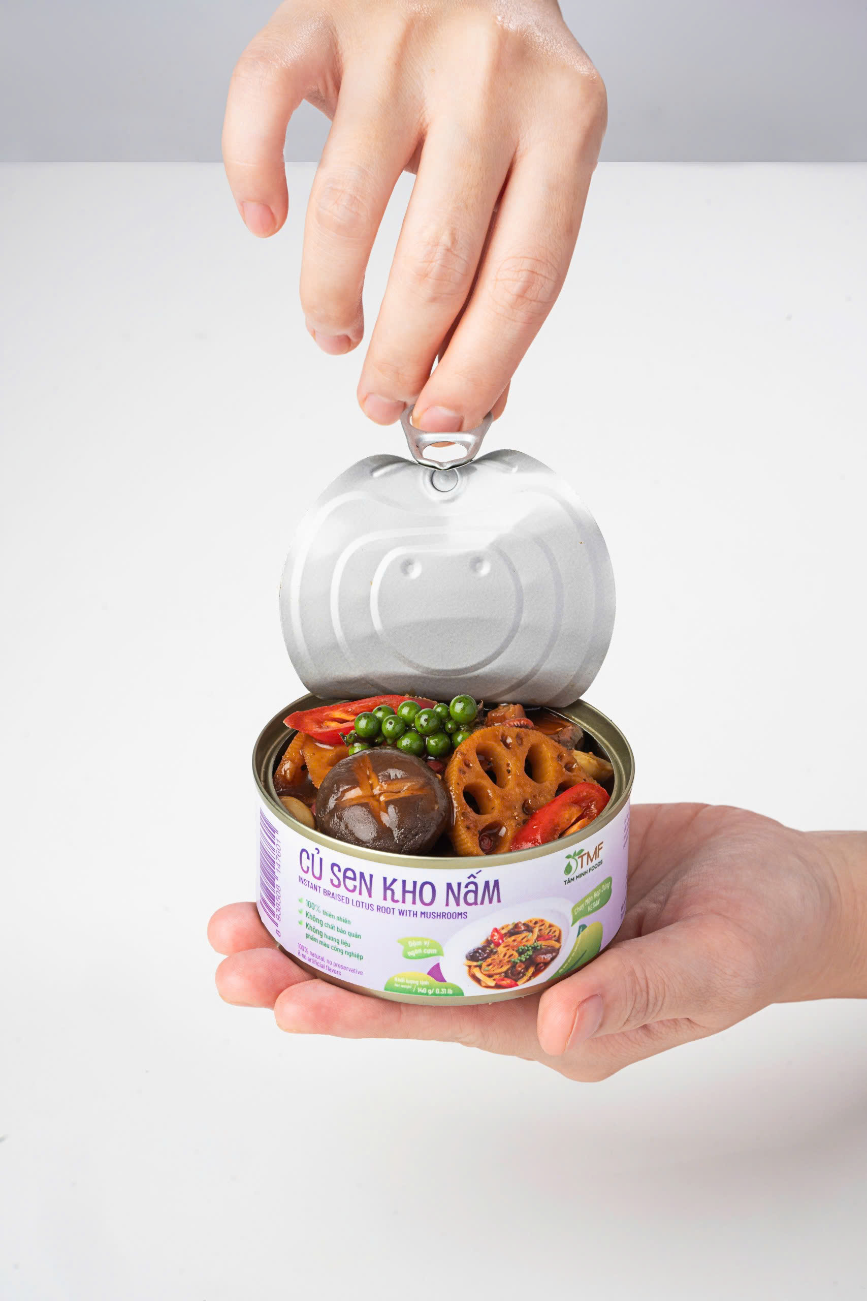 Củ sen kho nấm 140g Tâm Minh Foods