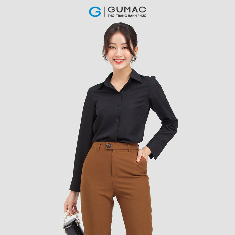 Áo sơ mi nữ GUMAC AC06009 cơ bản
