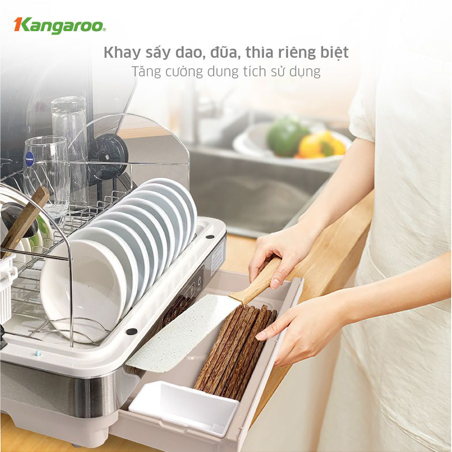 Máy sấy chén tiệt trùng Kangaroo KG45DUV - Hàng chính hãng