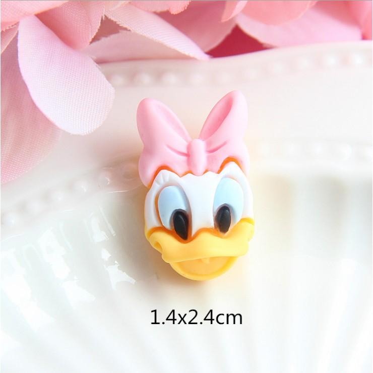 Các mẫu charm hoạt hình Mickey, Donald cho các bạn trang trí dẹp Crocs, vỏ điện thoại, kẹp tóc, DIY