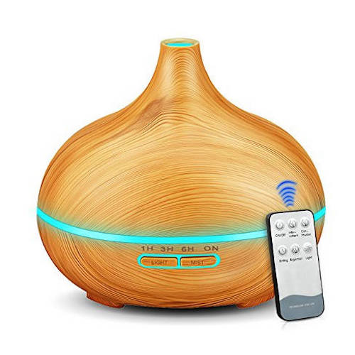 Máy Xông Tinh Dầu Aroma Diffuser - Đèn LED 7 Màu - Color Options - 550ML