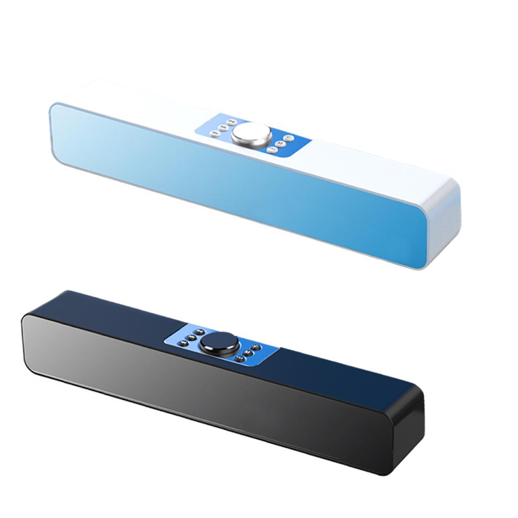 Tivi Sound Bar Âm thanh tiết kiệm năng lượng Đồng hồ báo thức Loa kim loại âm thanh nổi không dây Radio PC Khách sạn Trắng Có màn hình Màu sắc: Trắng