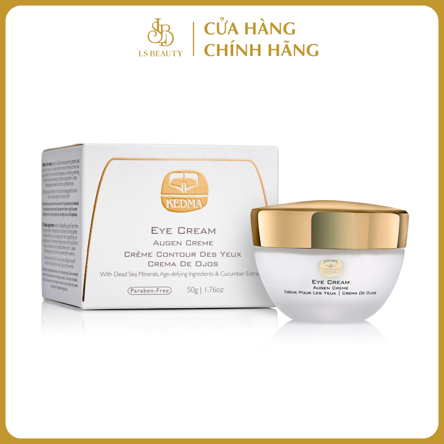 Kem dưỡng mắt từ khoáng biển chết - Eye Cream Kedma 50gr