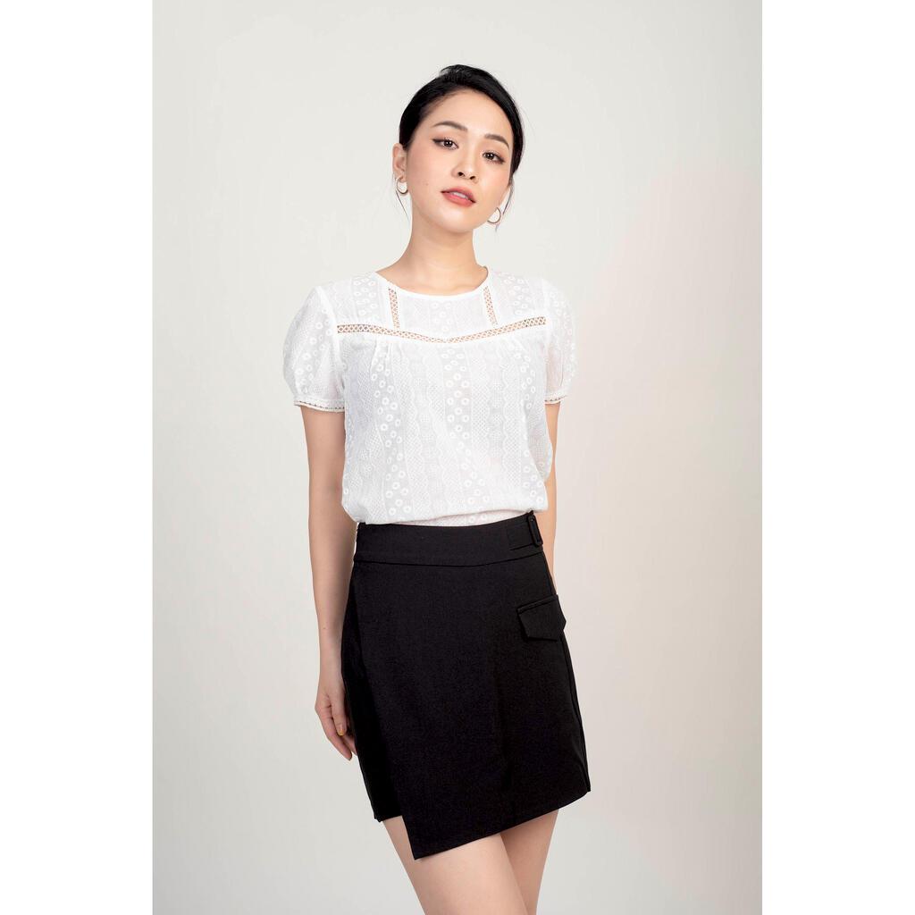 Quần Sooc Giả Váy, phối Đai Ở Cạp MMOutfit Q1020316