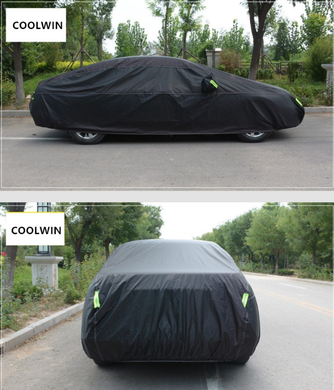 Bạt phủ ô tô Toyota Cross thương hiệu Macsim sử dụng trong nhà và ngoài trời chất liệu Polyester - màu đen