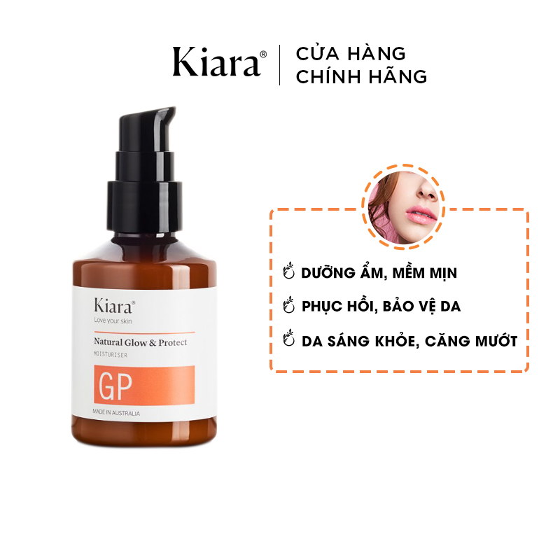 Kem Dưỡng Ẩm B5 Phục Hồi Da Chống Lão Hóa Kiara Natural Glow &amp; Protect 50ml