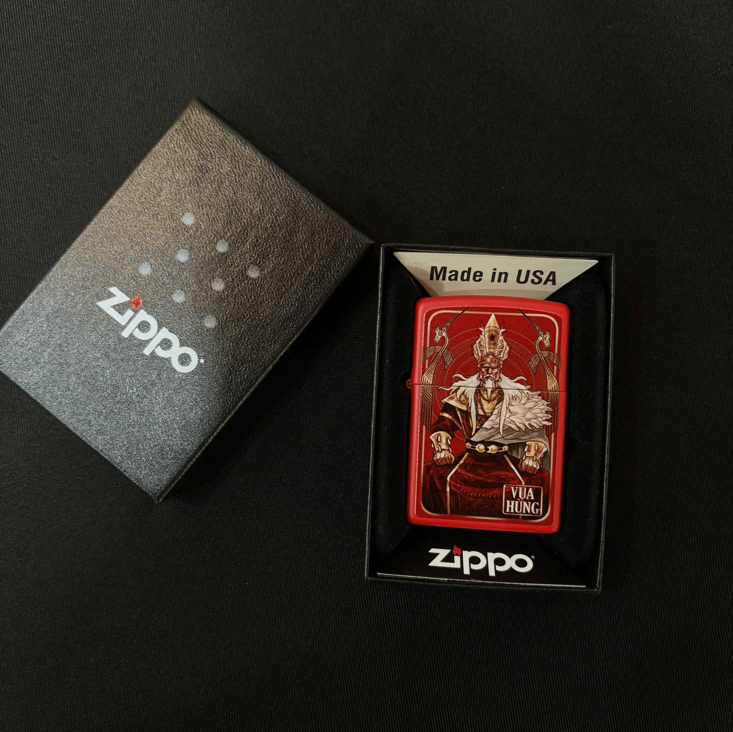 Zippo Hùng Vương bản Độc Quyền - Thiết kế mang đậm dấu ấn văn hóa Việt Nam - Hàng chính hãng 100%