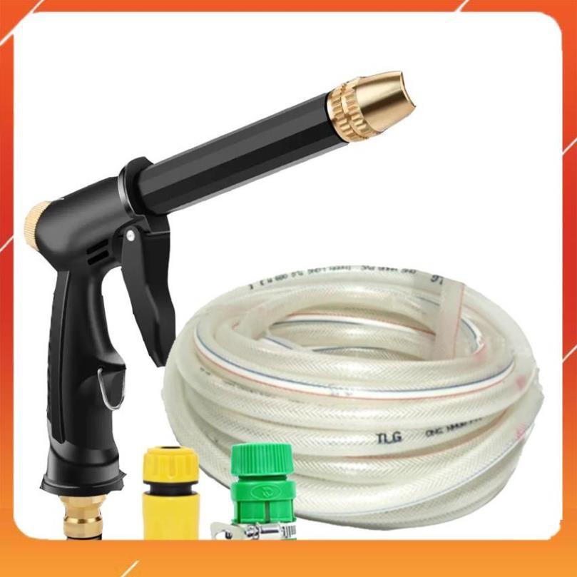 Bộ dây và vòi xịt rửa xe tưới cây tăng áp,vòi xịt rửa,vòi tưới cây 810-2498-1
