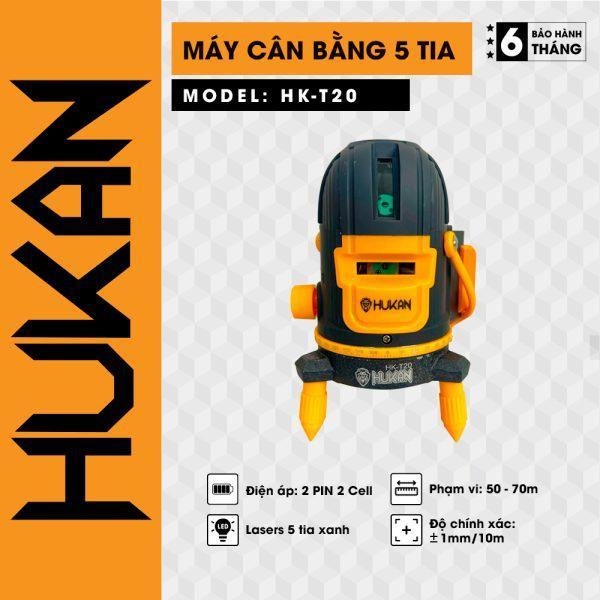 MÁY CÂN BẰNG LASER 5 LINE HK-T20 HUKAN (1 PIN + 1 SẠC ) - HÀNG CHÍNH HÃNG