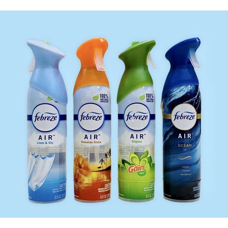 Xịt thơm phòng khử mùi Febreze Air Mediterrranean Lavender 250g - hương hoa Oải hương