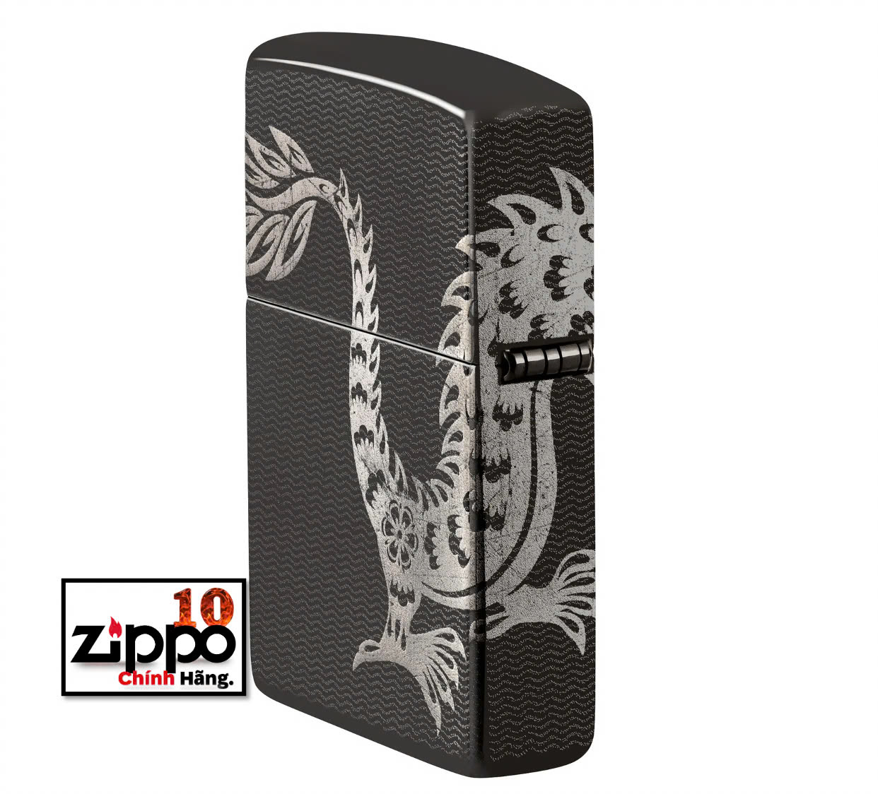 Bật lửa Zippo 46260 Lucky Dragon Design - Chính hãng 100%