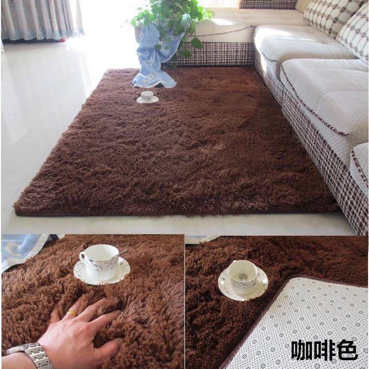 Thảm lông trải sàn 1m6x2m - màu nâu