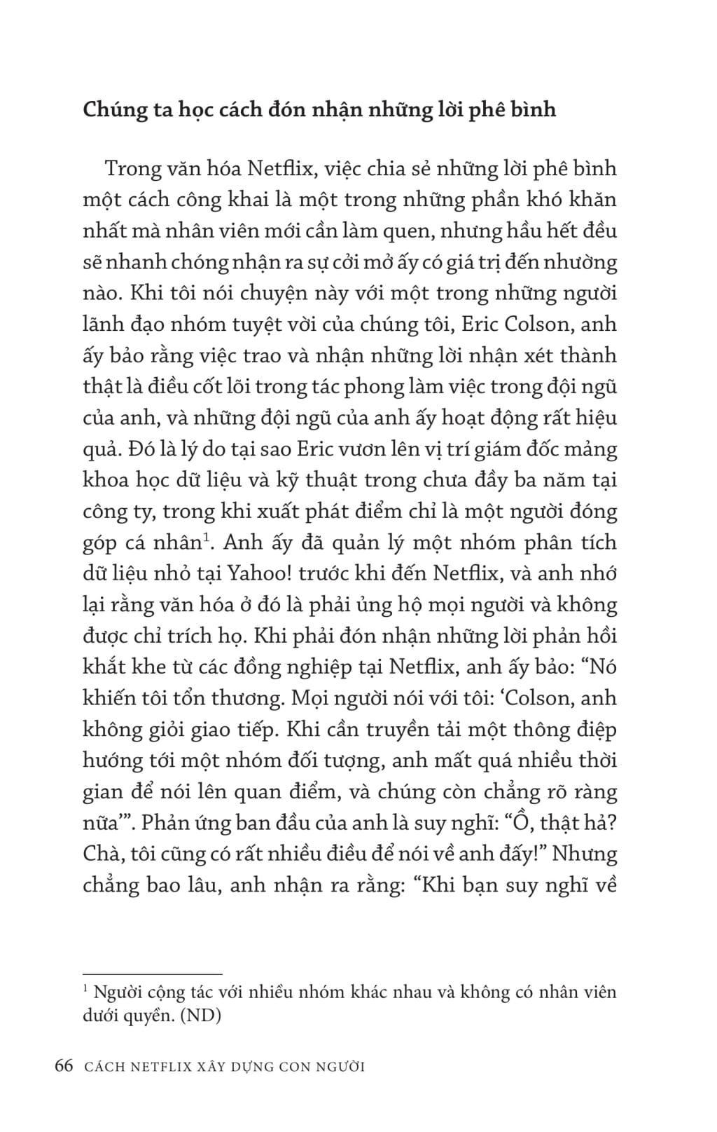 Sách Cách Netflix Xây Dựng Con Người: Sức Mạnh Của Văn Hóa Tự Do Và Trách Nhiệm