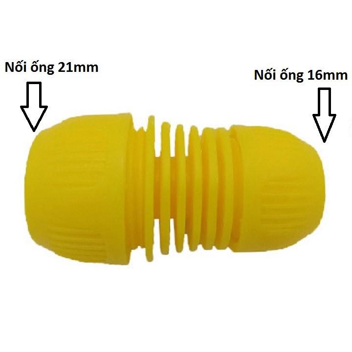 NỐI ỐNG 21 MM RA 16MM NHANH LOẠI TỐT - VÀNG - TN661