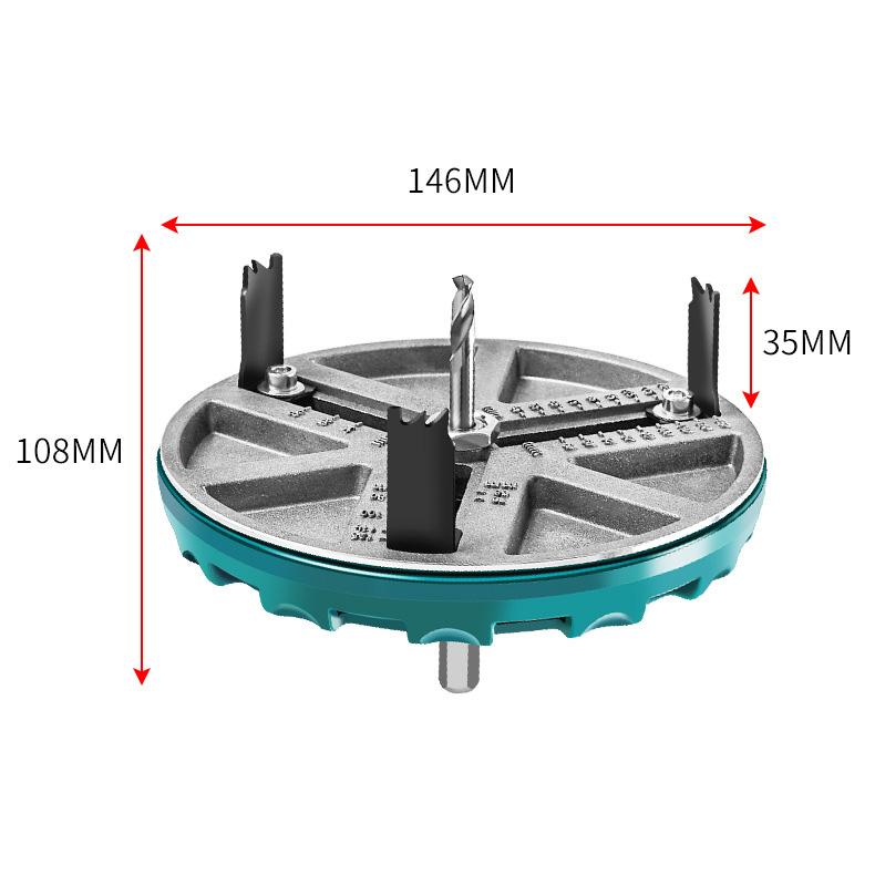 Khoét lỗ gỗ 45-130mm gắn máy khoan pin khoan điện,khoét gỗ ,thạch cao,nhựa ,alu...