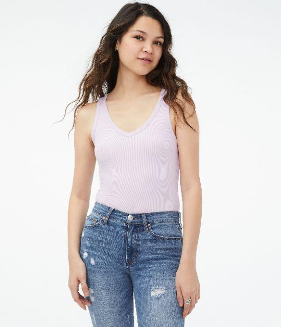 Áo ba lỗ dáng ôm chất thun gân đẹp