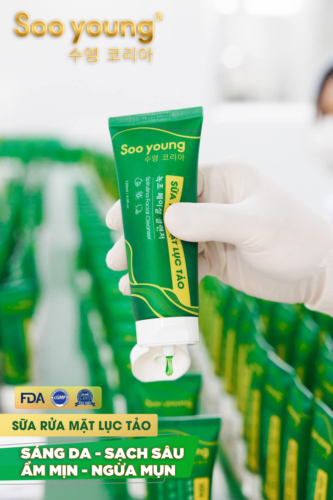 SỬA RỮA MẶT LỤC TẢO SOO YOUNG