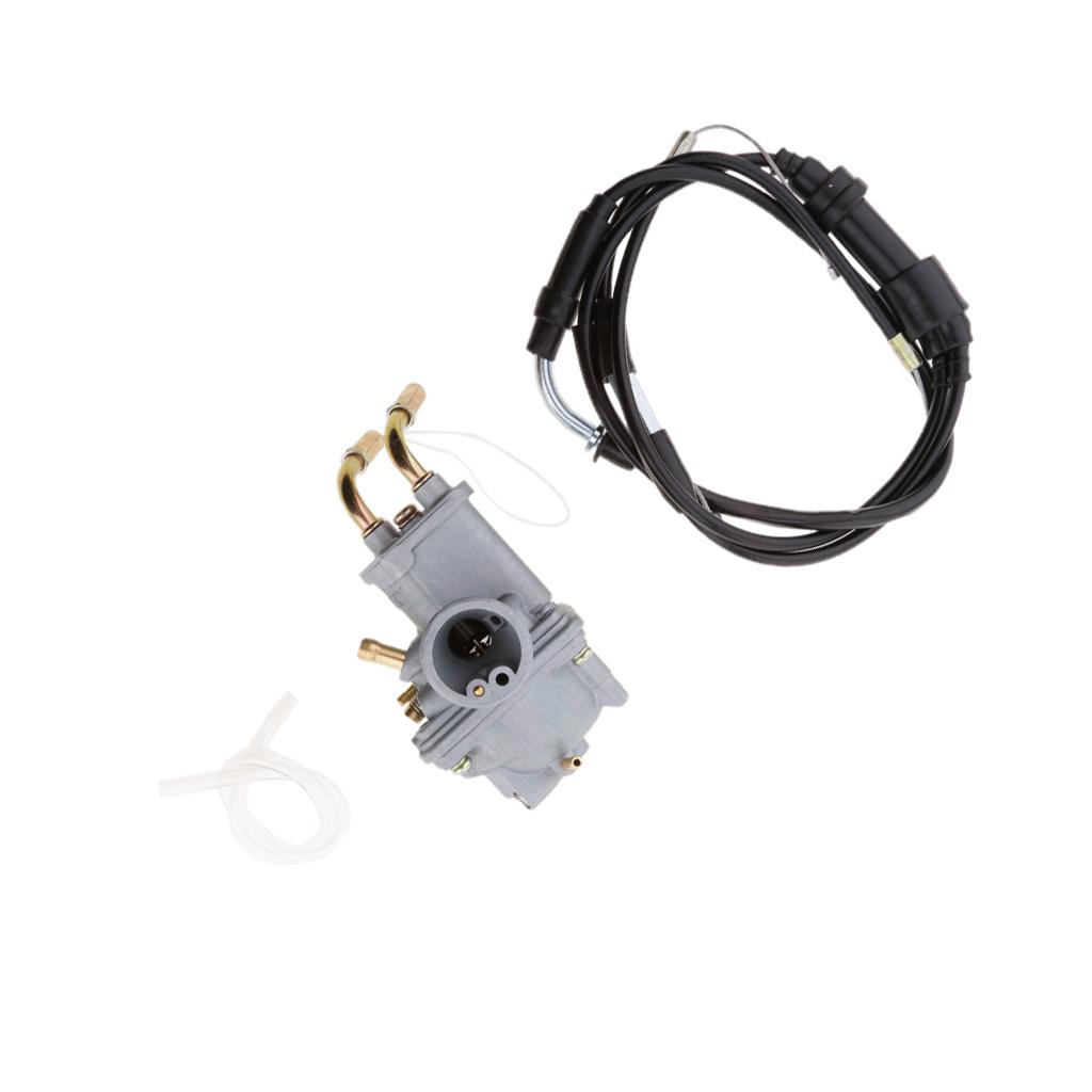 Carburetor Carb + Throttle Choke Cable for PW50 PY50 1981 1982 83-02