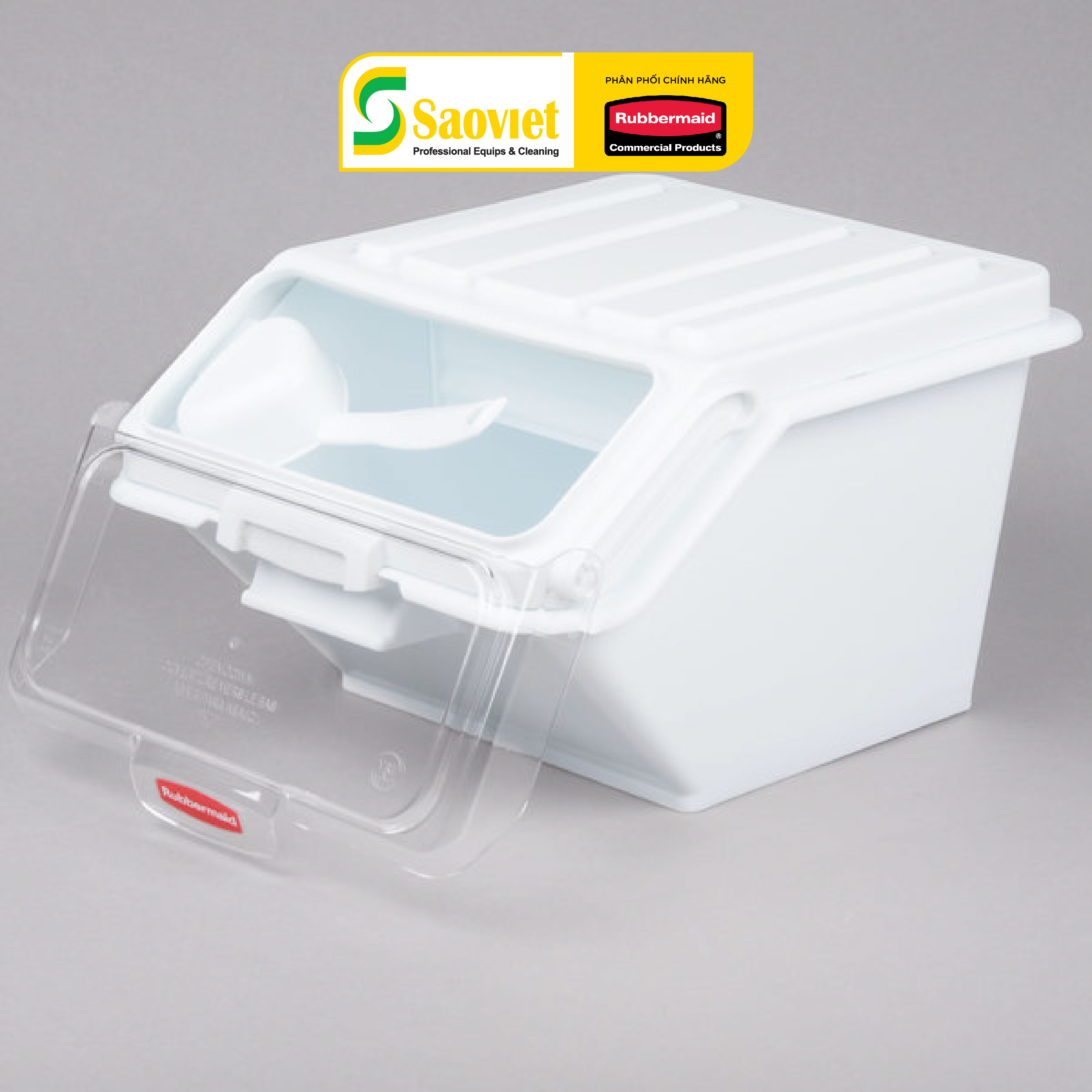 Thùng Nhựa Đựng Đồ Kèm Muỗng Rubbermaid (Chính Hãng) - SKU: FG9G5700/5800/6000 | SAOVIETCO