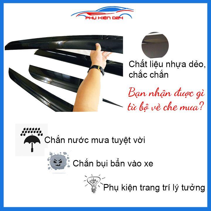 Vè mưa XL7 2020 vè đen che mưa bảo vệ trang trí xe