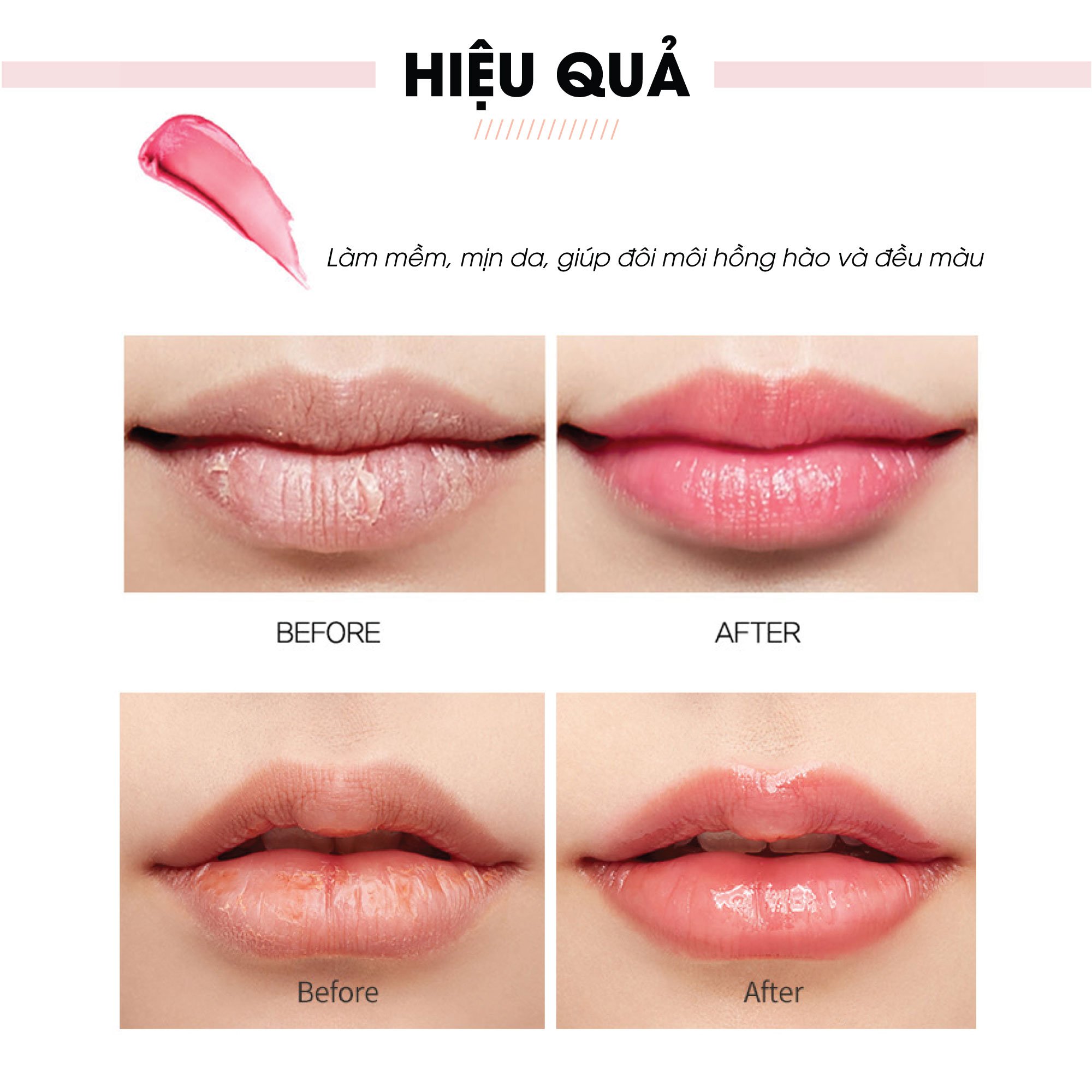 Son dưỡng môi Truesky màu hồng nhạt giúp môi hồng hào, giảm tình trạng thâm môi và nứt nẻ 3ml - Nutritious Lip Balm