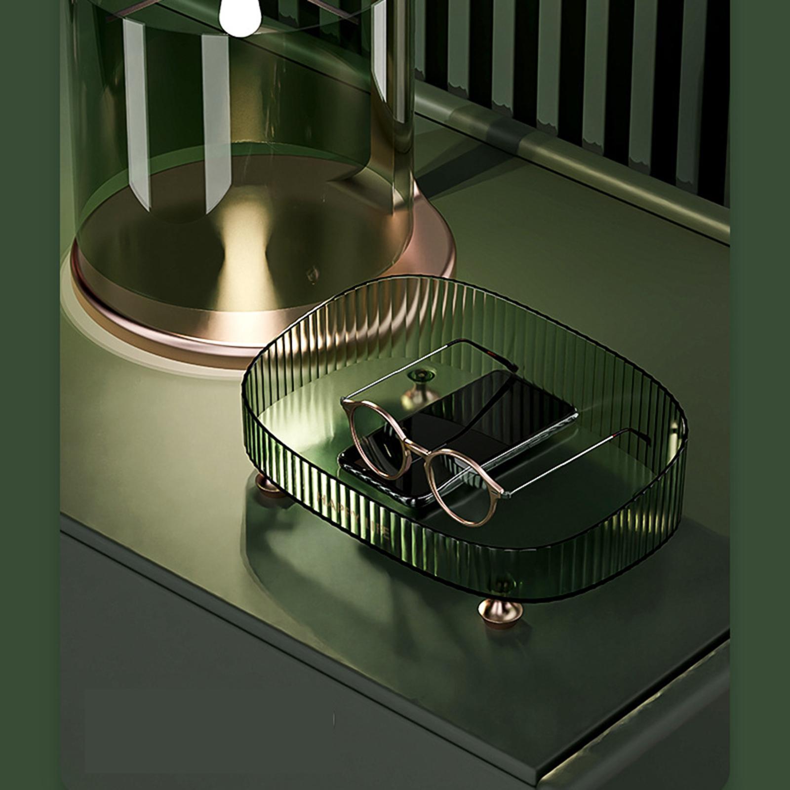 Vanity Tray Decorative Box Jewelry Trinket Display Storage Organizer