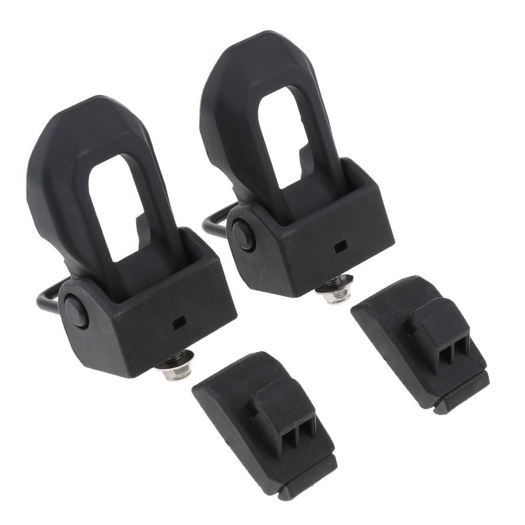 Pair Locking Hood Catch Upgrade Kit Suitable for 07-18 Wrangler JL